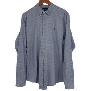 Ralph Lauren Blue Label Custom Button Down Long Sleeve Shirt‎ Men's Size XL